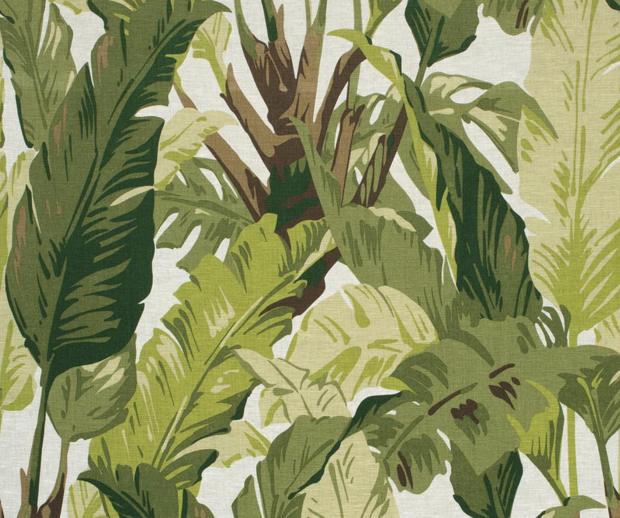 Travelers Palm Pillow Cover in Sage