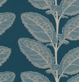 Lacinato Pillow Cover in Mineral Blue