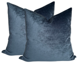 Sapphire Velvet Pillow Cover