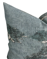 Torrey Pines Pillow Cover in Mineral Blue