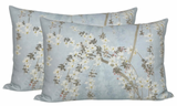 Weeping Blossom Pillow Cover in Blue