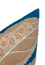 Lacinato Pillow Cover in Ochre + Mineral