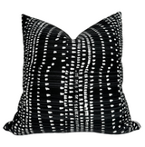 Thibaut Cape Town Pillow Cover in Black