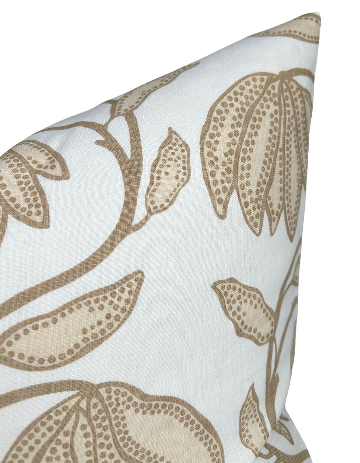Desert Floral Pillow Cover in Birch Natural