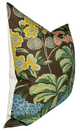Meadow Floral Pillow Cover in Brown