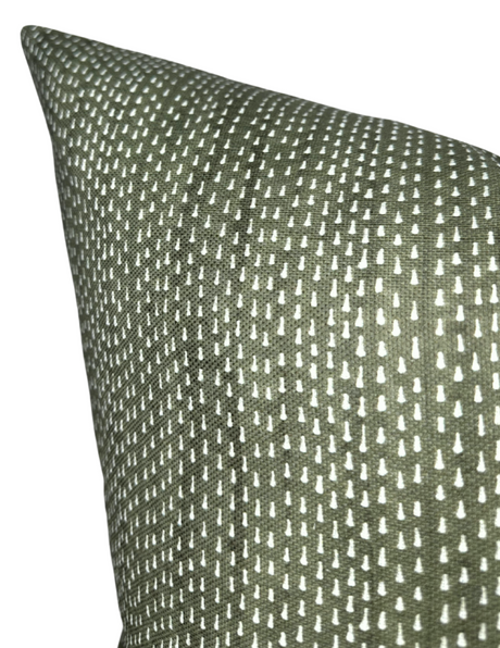 Kantha Pillow Cover in Willow, Maresca Textiles