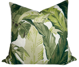 Travelers Palm Pillow Cover in Sage