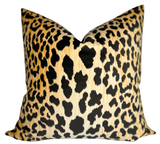 Leopard Velvet Pillow Cover