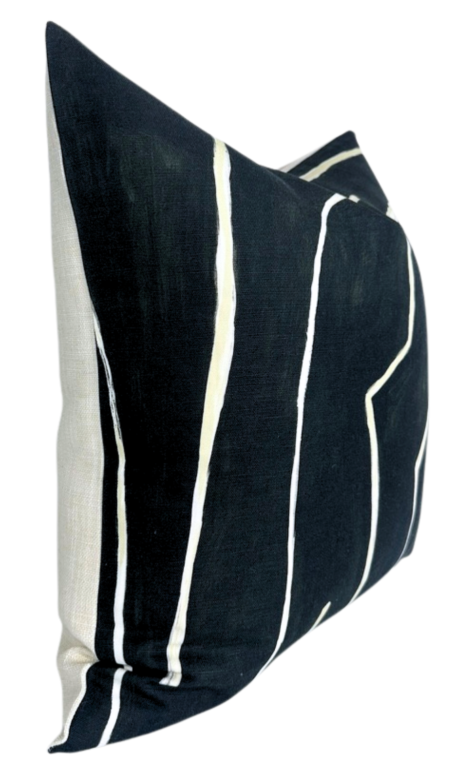 Graffito Pillow Cover in Onyx Beige, Kelly Wearstler Textiles