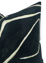 Graffito Pillow Cover in Onyx Beige, Kelly Wearstler Textiles