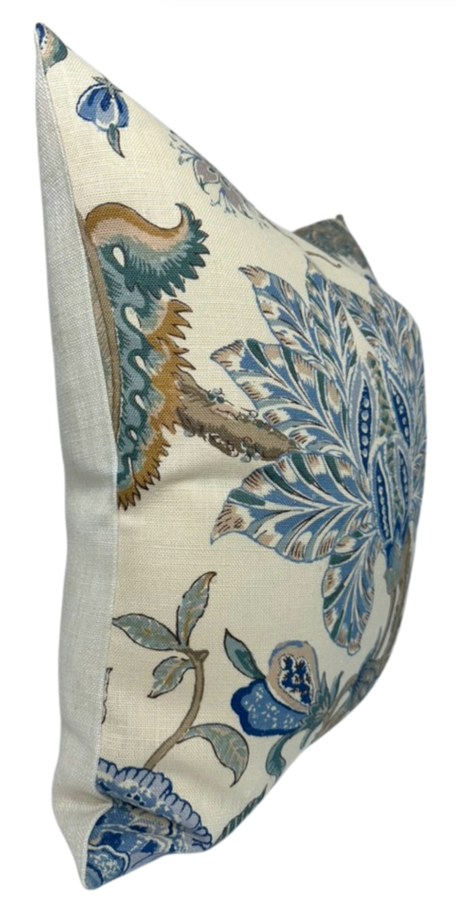 Chalfont Pillow Cover in Porcelain Blue, Schumacher Textiles