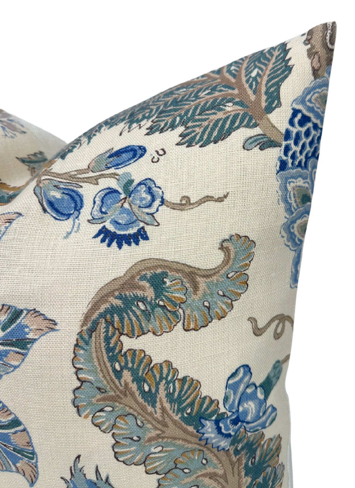 Chalfont Pillow Cover in Porcelain Blue, Schumacher Textiles