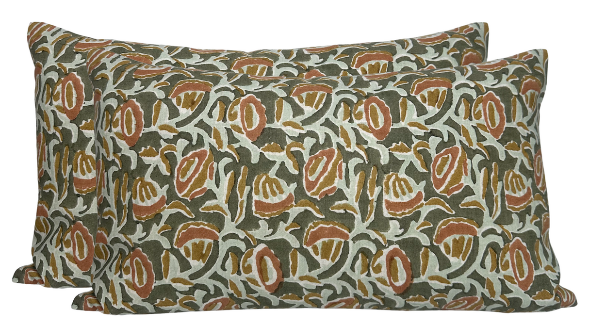Marbella Pillow Cover in Green, Walter G Textiles