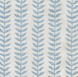 Willow Floral Linen Pillow Cover in Blue, Merika Meyer Textiles