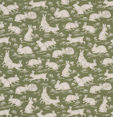 Cottontails Pillow Cover in Sage Green, Schumacher Textiles