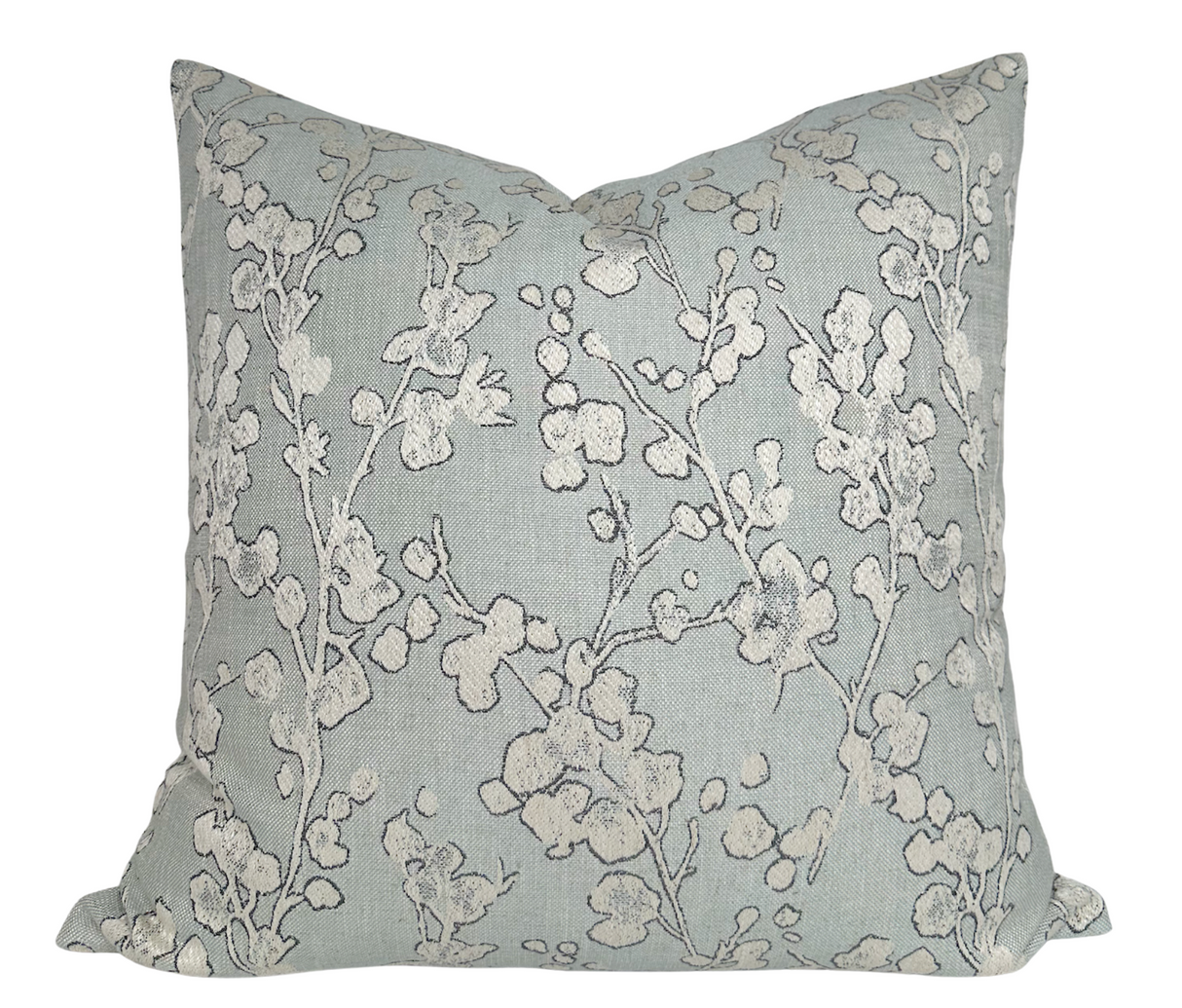 Aylin Floral Pillow Cover in Eucalyptus, Villa Nova Textiles