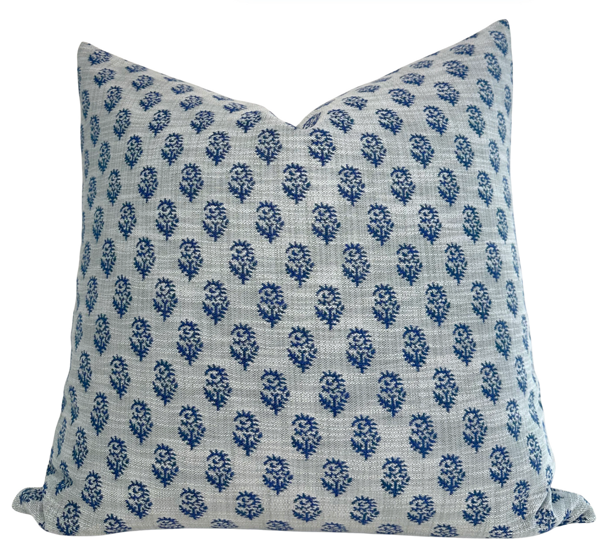 Rajmata Woven Pillow Cover in Blue, Indoor/Outdoor Pillows, Peter Dunham Textiles