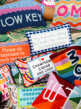 Reservations Needlepoint Pillow