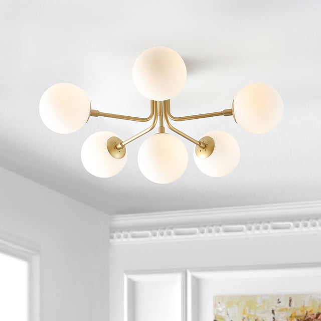 6-Light-Globe-Modern-Industrial-Iron-LED-Semi-Flush-Mount-Semi-Flush-Mount
