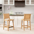 26'-The-Skagerhavn™-Leather-Counter-Stool-Table-&-Bar-Stools