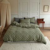 Anaya Rose French Vintage Bedding Set / Black + Brown