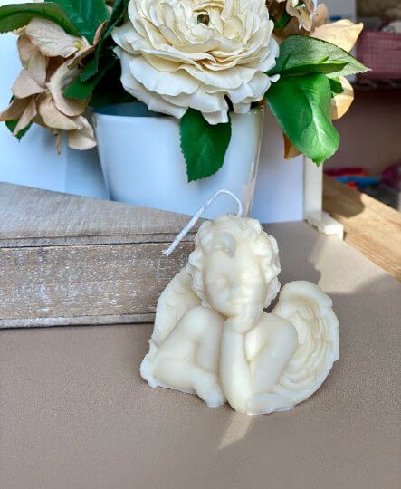 Angel Soy Wax Candle - Handcrafted Decorative Gift for Home and Soul, Perfect for Relaxation