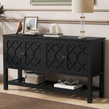 The-Polygonal-Geometric-Entryway-Table-with-Bottom-Shelf-Entryway-Tables