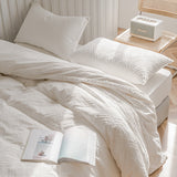 Boho Tufted Bedding Set / Gray