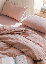 Boho Tufted Bedding Set / White