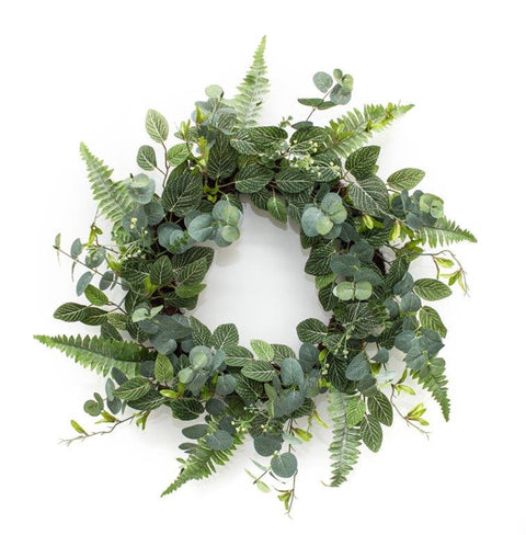 Mixed-Fern-and-Eucalyptus-Wreath-Wreaths