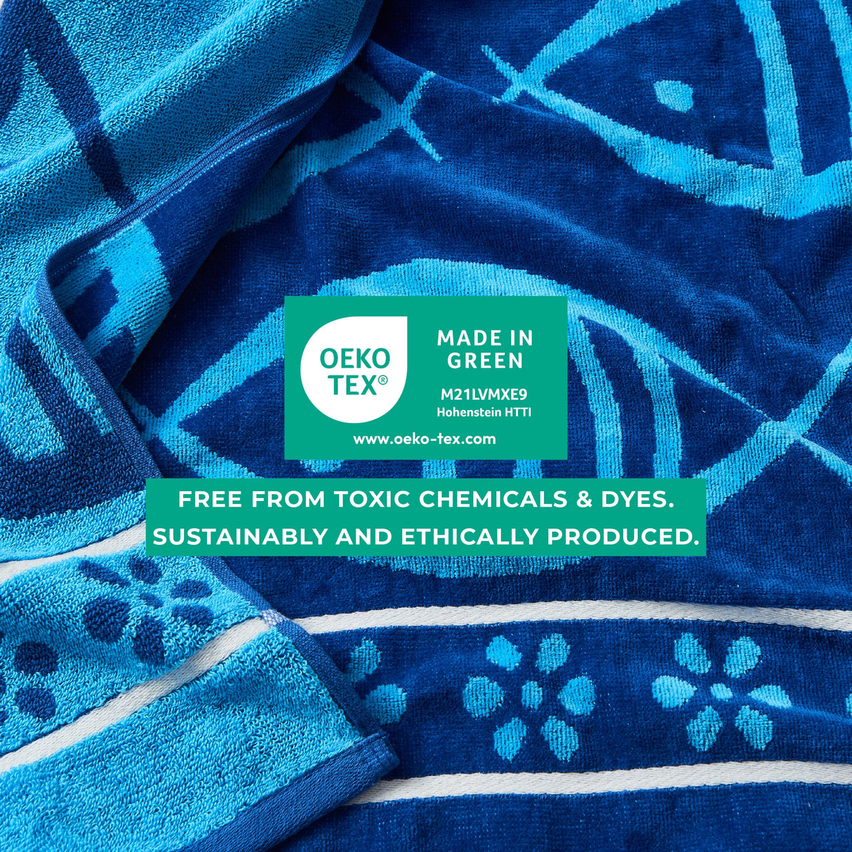 Cotton Velour Beach Towel - Maui Collection