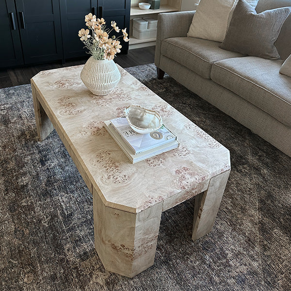 Burl Wood Coffee Table