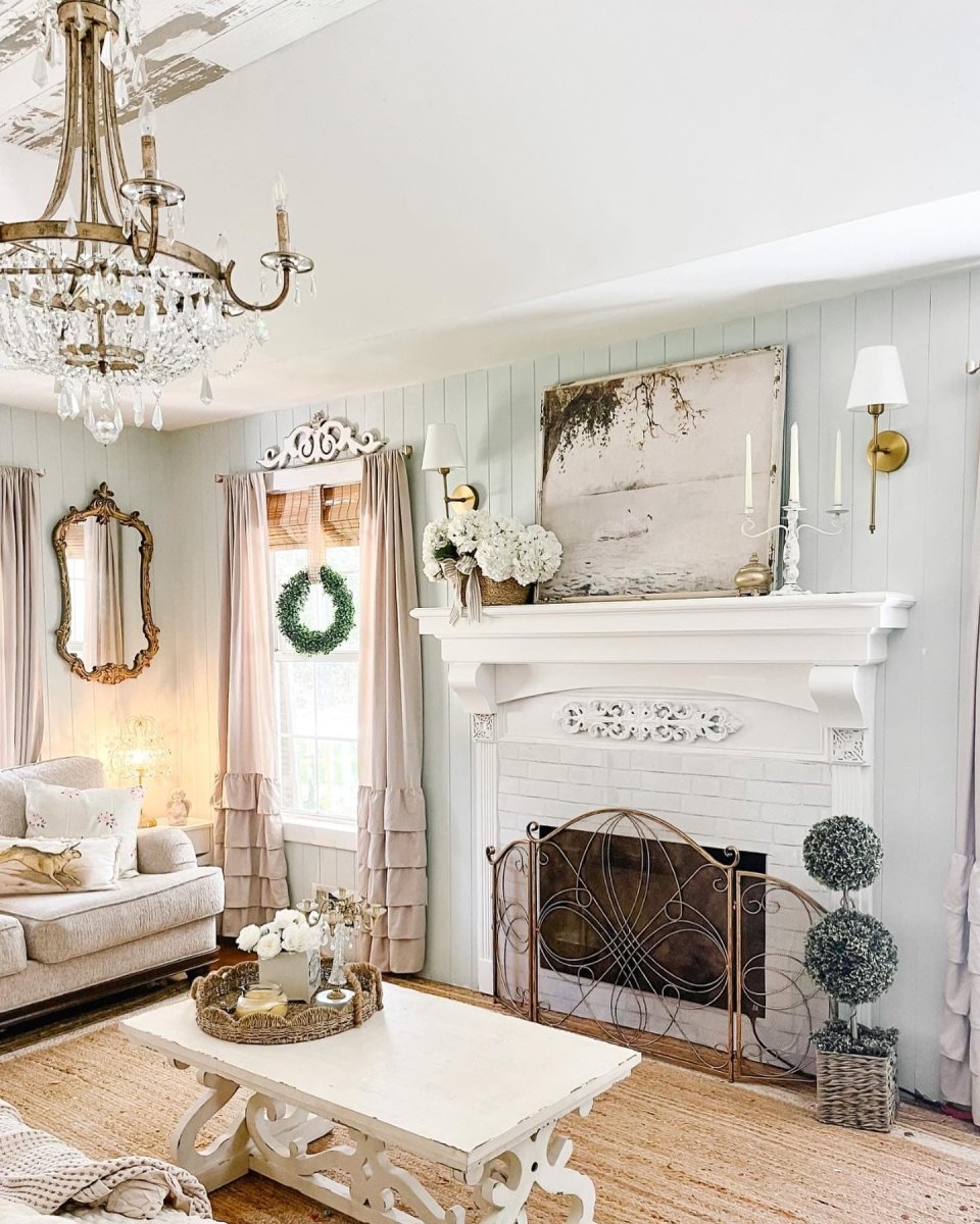 Allison Ruffle Window Curtain Panel Set