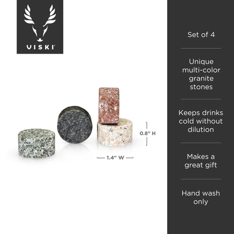 Glacier-Rocks®-Multi-Color-Granite-Stones-by-Viski-Wine-and-Bar-Tools