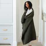 Waffle Knit XL Throw Blankets