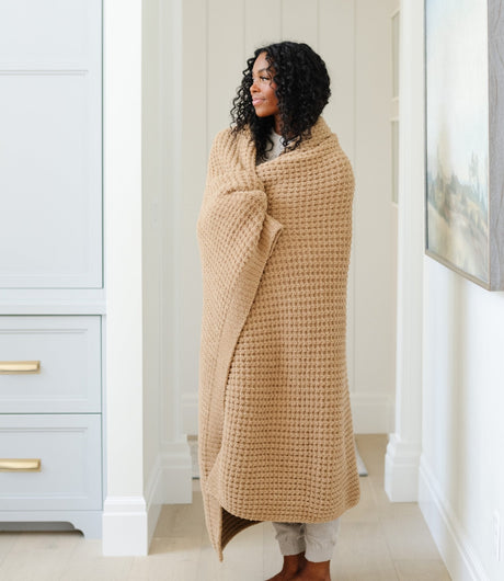 Waffle Knit XL Throw Blankets