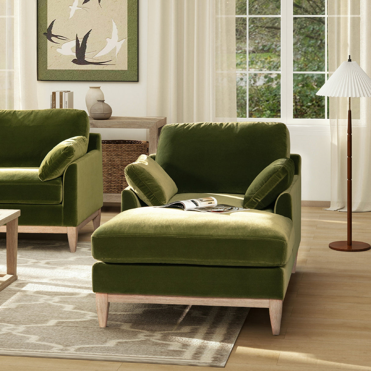 The Pasadena Grove™ Feather-Down Lounge Chaise