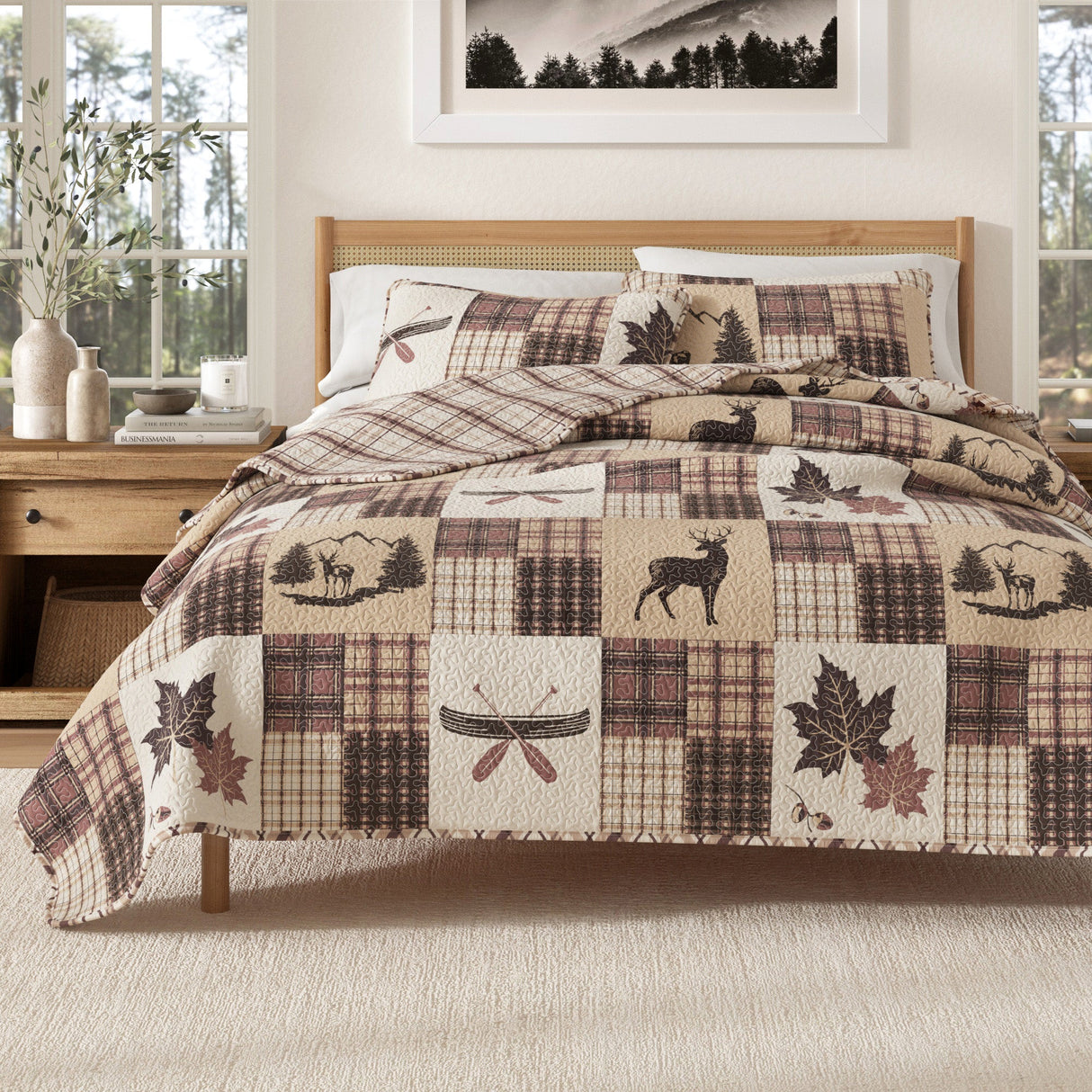 Redwood Lodge 3 Piece Quilt Set