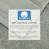 Cotton Linen-Like Border 6-Piece Towel Set - Priya Collection