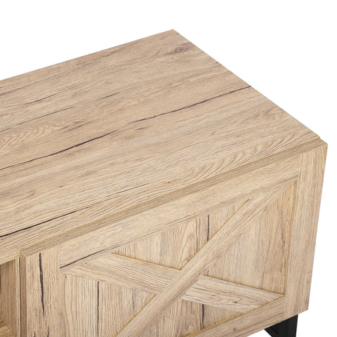 TV-Stand-with-Open-Doors-and-Storage-Shelf-TV-Stand