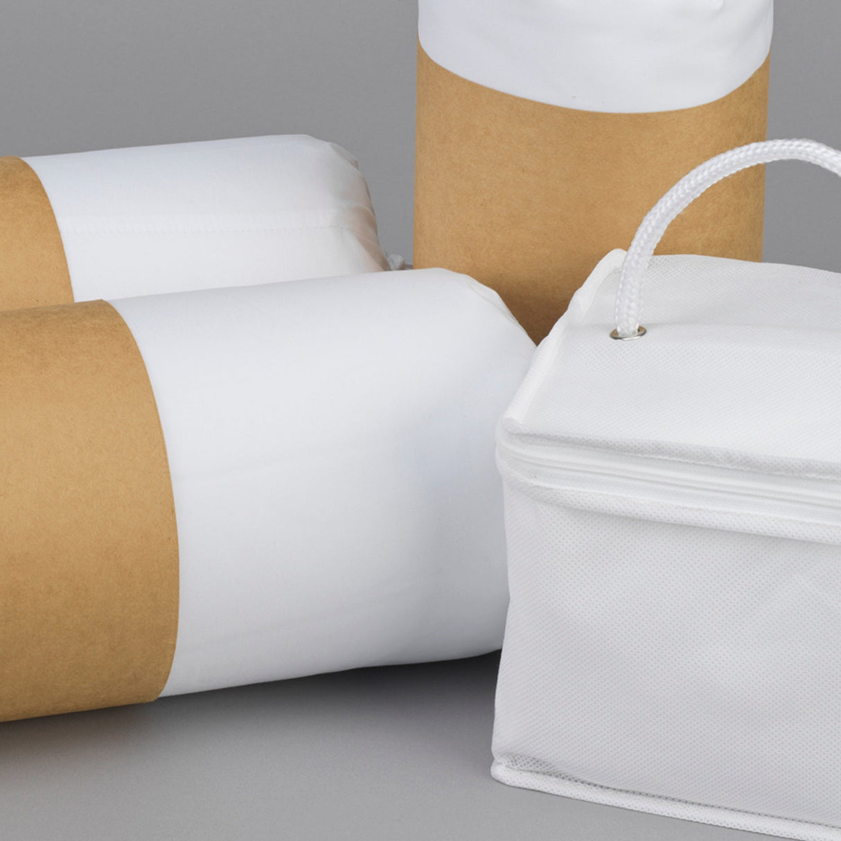 Essentials bedding bundle: pillows, sheet set, mattress protectors
