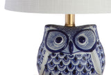 Blue Ceramic Mini LED Table Lamp