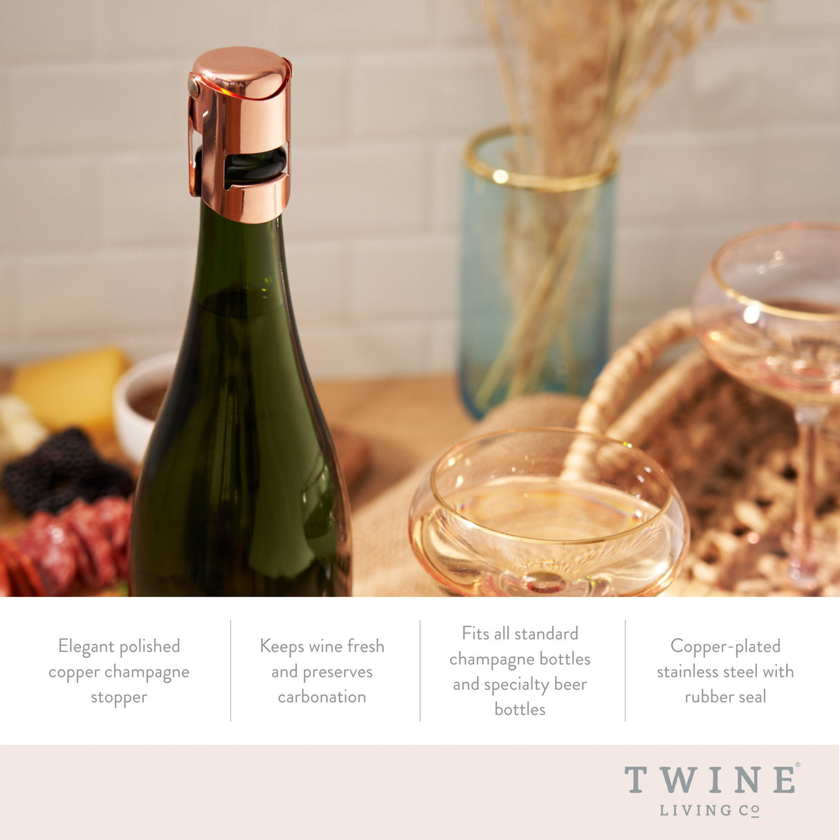 Copper Champagne Stopper