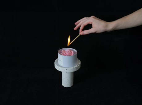 Flower in a Jar Candle – Handcrafted Soy Wax Scented Candle Gift