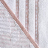 2 Pack Cotton Floral Bath Towels - Roselyn Collection