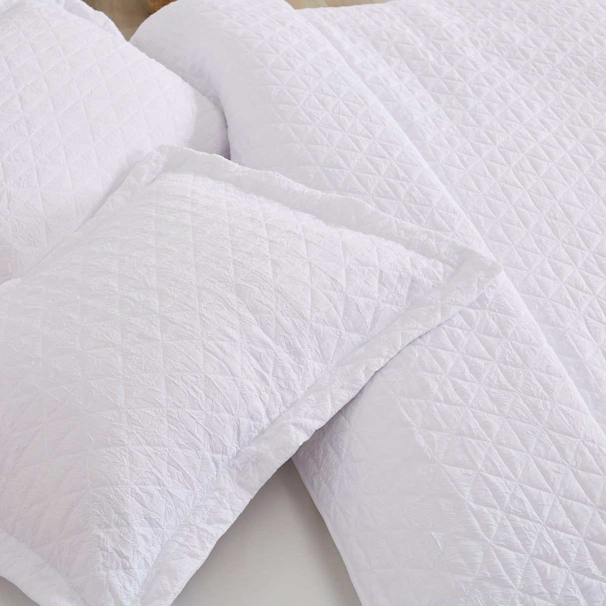 3-Piece Textured Quilt Set - Emeline Collection