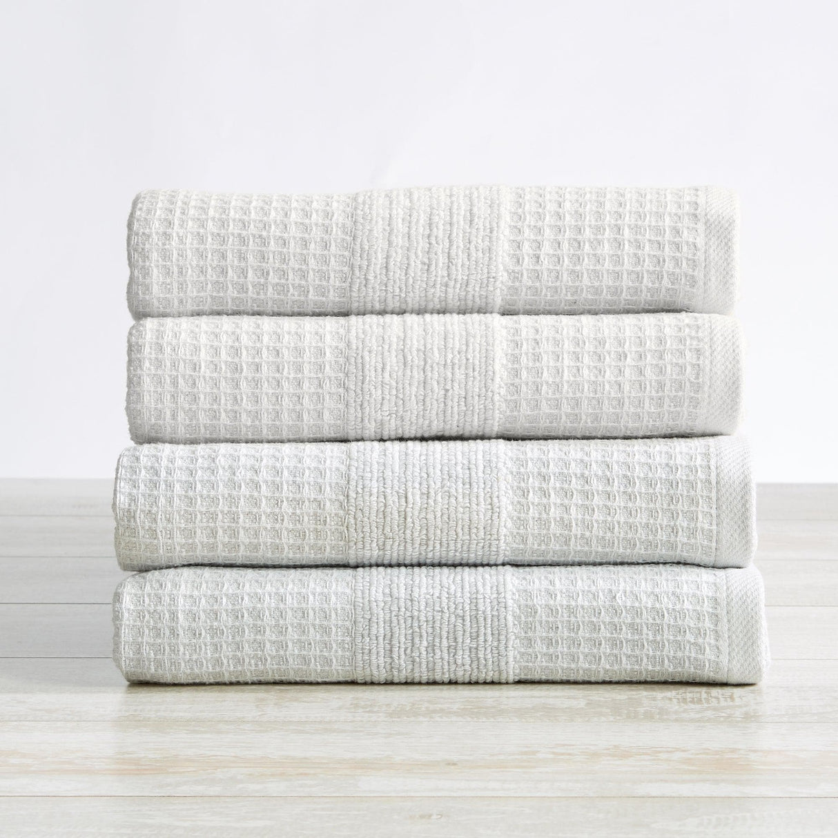 4 Pack Waffle Weave Hand Towels - Soleia Collection