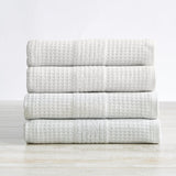 4 Pack Waffle Weave Hand Towels - Soleia Collection