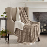 Velvet Plush Sherpa Luxury Bed Blanket - Cielo Collection