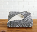 Velvet Plush Sherpa Luxury Bed Blanket - Cielo Collection